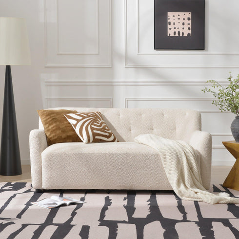 Vestie Chenille Loveseat Sofa | Fabric Loveseat Couch | Kinwell Furniture | Modern Loveseats & Comfortable Loveseat Sofa Couches